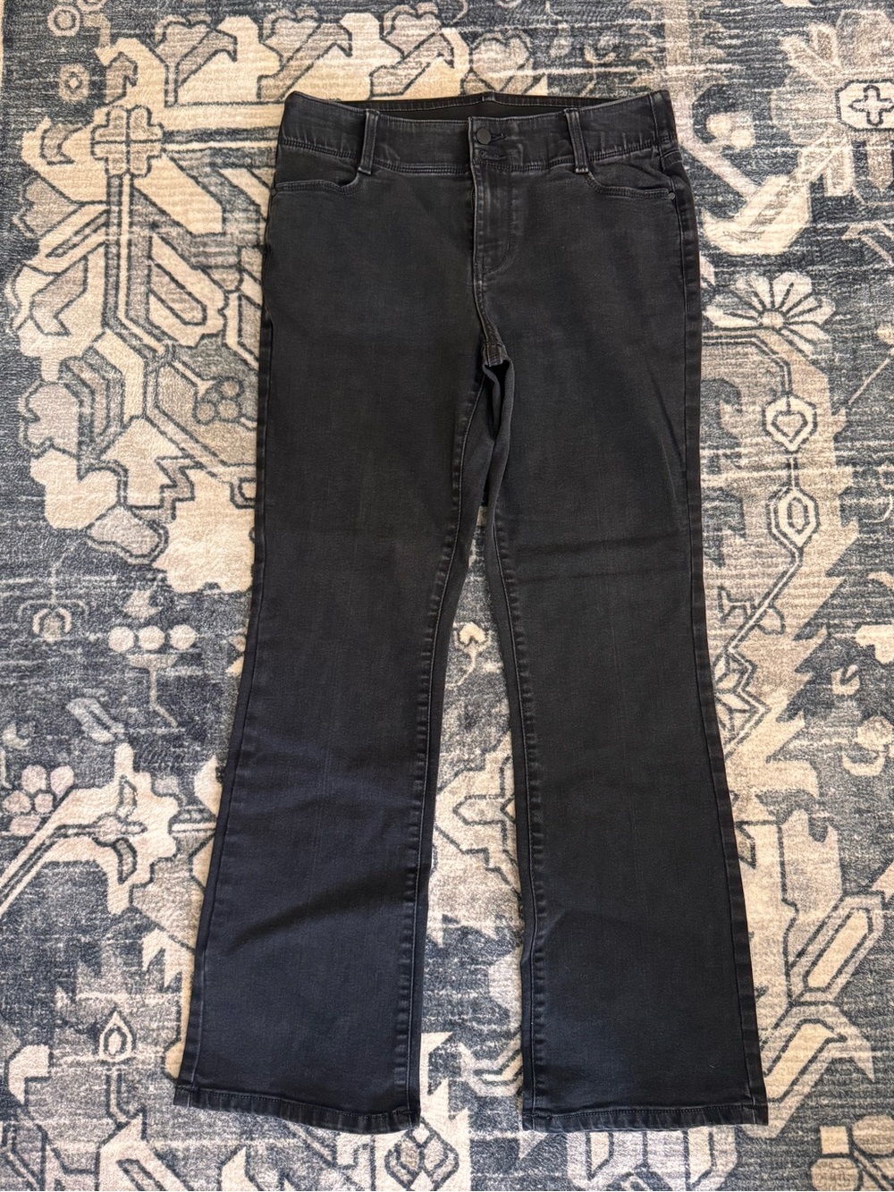 Nine West Black Flare Jeans Sz 12